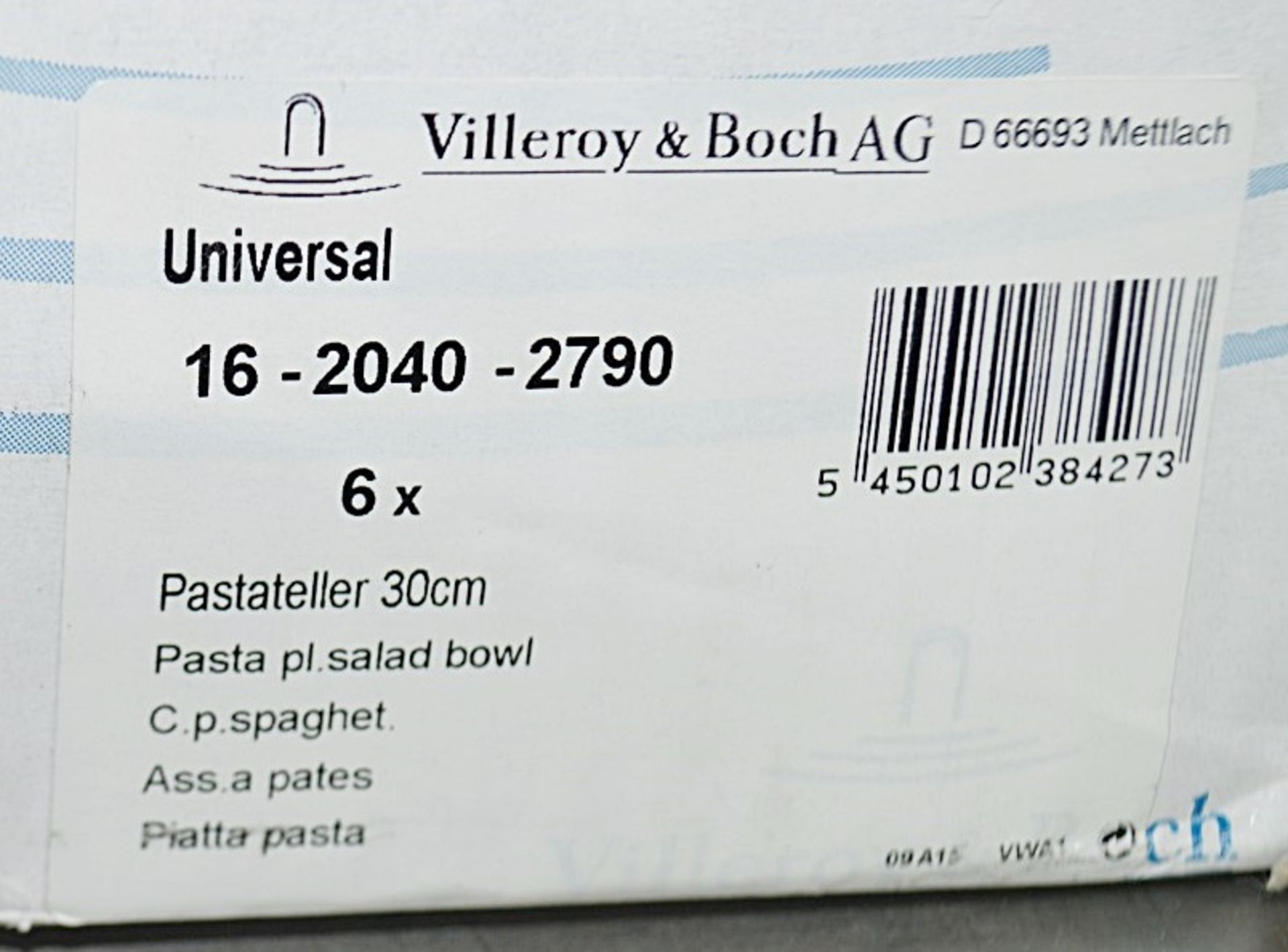 24 x Villeroy & Boch 30cm Pasta Bowels - New/Unused Boxed Stock Recently Taken From A Well-known - Image 3 of 7