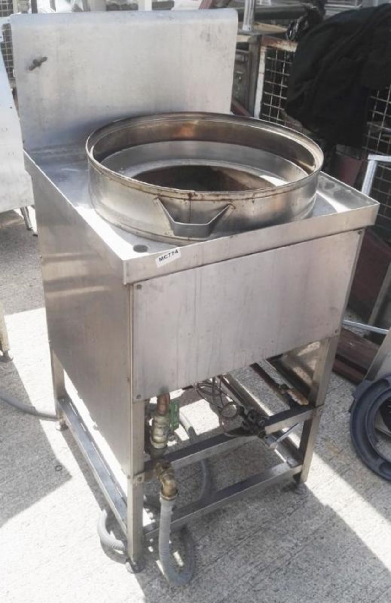 1 x Commercial Stainless Steel Chinese Gas Steamer Range - Dimensions: H133 x W60 x D52cm - Pre-owne