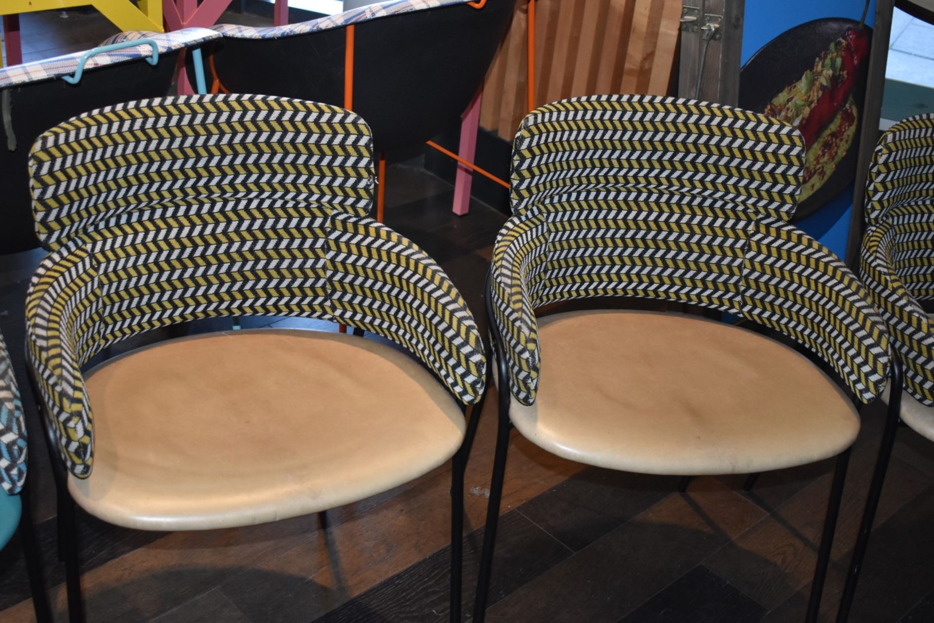 6 x Designer Debi Strike Dining Chairs - Made in Italy - RRP £2,400 - Ref: RB132 - CL558 - Location: - Image 4 of 12