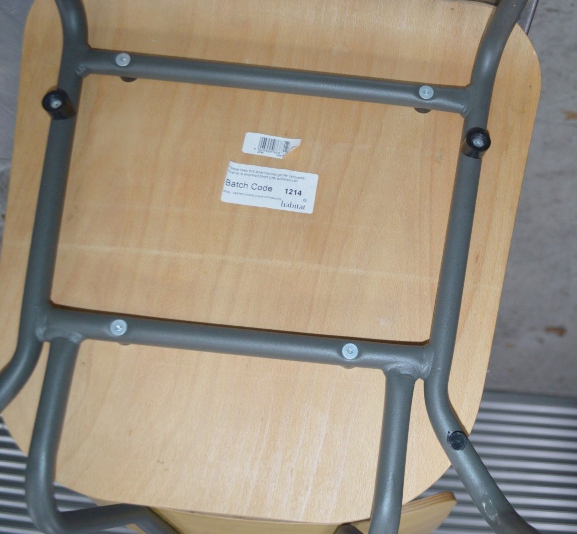 6 x HABITAT Hester Dining Chairs - Dimensions: H78 x W43 x D42cm, Seat Height 46cm - Image 7 of 7