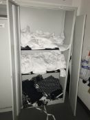 1 x Large Assorted Job Lot of Chef / Cook Clothing Plus Two Door Storage Locker - Ref: SW6 - CL584 -