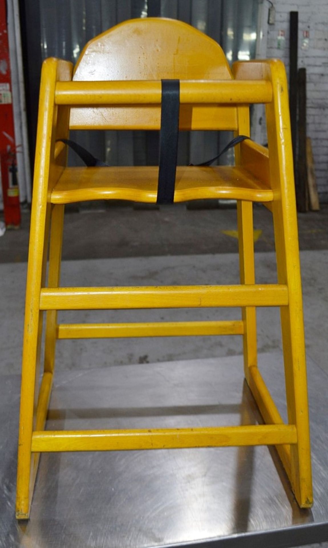 4 x FAMEG Baby High Chairs In Yellow - Dimensions: Width 48 x Depth 48 x Back Height 75cm, Seat 50cm - Image 8 of 8