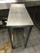 1 x Stainless Steel Fill In Prep Counter - Size: H86 x W38 x D80 cms - Ref: RB234 - CL584 -