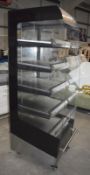 1 x Fri-Jado Four Tier Multi Deck Hot Food Warmer Heated Display Unit - Model MD60-5 SB - Contempora