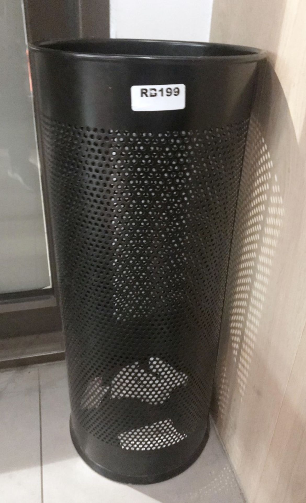 1 x Hailo Waste Bin, 1 x Mobile Waste Bin and 1 x Perforated Litter Bin - Ref RB199 - CL584 - - Image 2 of 3