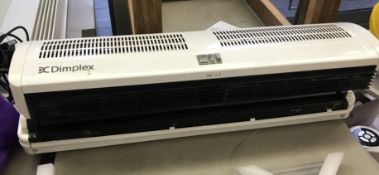 1 x Dimplex Warm Air Curtain - Overhead Door Heater - Model AC45N 4.5kW - CL587 - Location: London