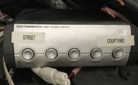 1 x QED SS50 Transmatch 5 Way Speaker Switch - CL587 - Location: London WC2H