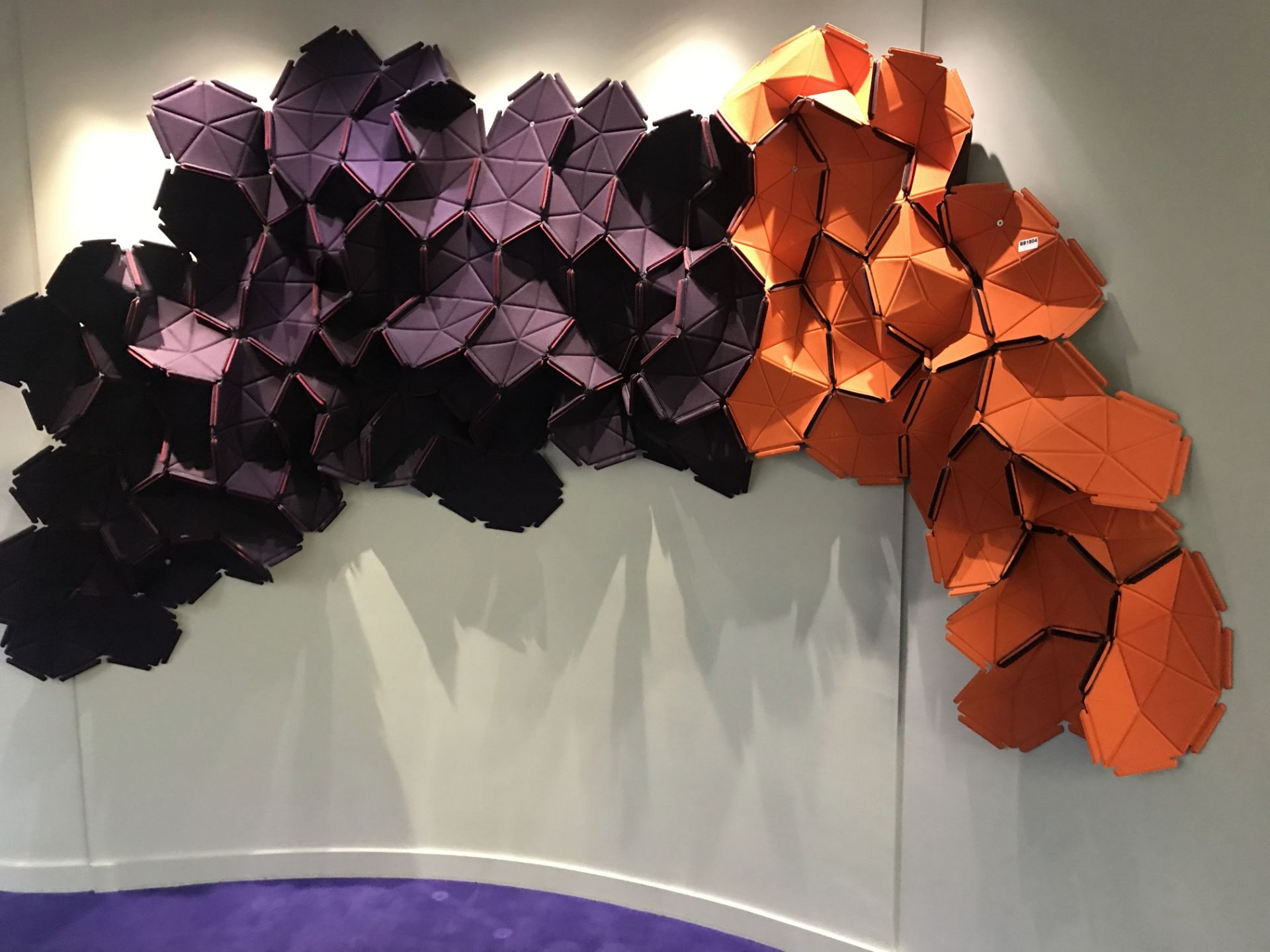 1 x Kvadrat Cloud Three-Dimensional Contemporary Wall Art - 100% Wool - Designed By Ronan and - Image 3 of 7