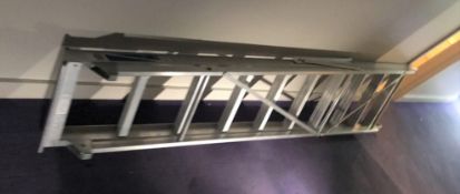 1 x Titan 10 Tread Aluminum Builders Ladder - CL587 - Location: London WC2H