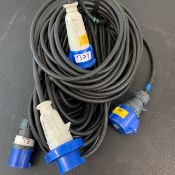 2 X 32Amp Single Phase 20M Cable - Ref: 1371 - CL581 - Location: Altrincham WA14Items will be