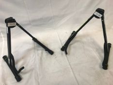 2 x Gravity guitar stands - Ref: 1224 - CL581 - Location: Altrincham WA14