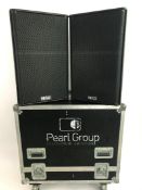 2 x Nexo PS15 R2 Speakers In Dual Flight Case - Ref: 112 - CL581 - Location: Altrincham