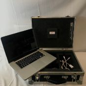 1 X Apple Macbook Pro 15" Mid 2012 In A Flightcase With Psu And Video Adapters - Ref: 6254 - CL581 -