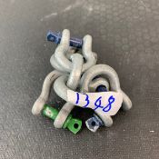 6 X Shackles 340Kg - Ref: 1348 - CL581 - Location: Altrincham Wa14