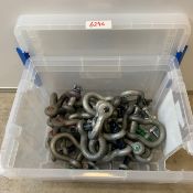 Approx 25 x Assorted Shackles In Various Sizes - Ref: 6296 - CL581 - Location: Altrincham