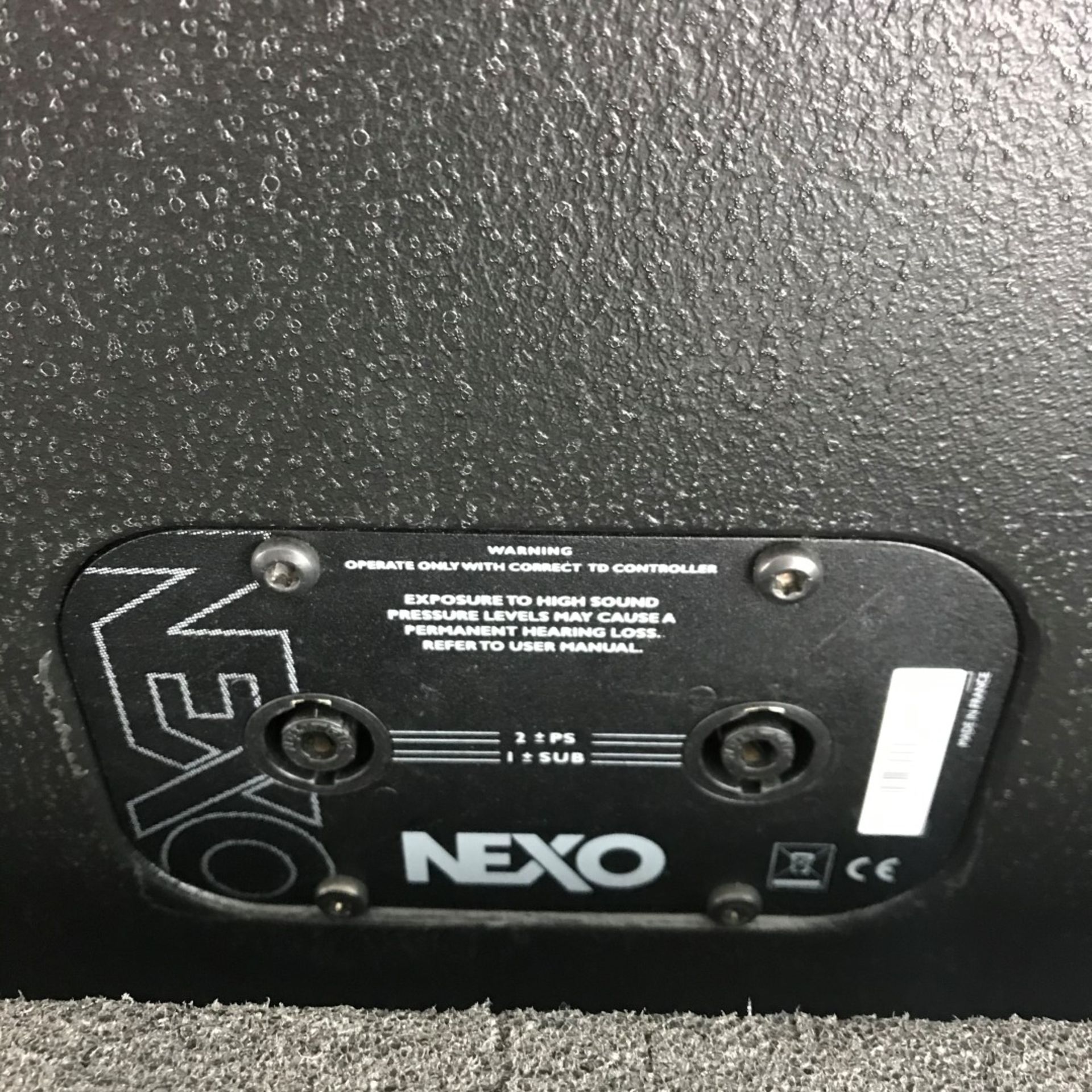 1 x Nexo LS1800 Bass Bin Speaker In Flight Case - Ref: 116 - CL581 - Location: Altrincham WA14 - Image 2 of 2