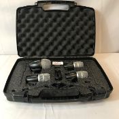 1 X Shure Drum Kit Microphone Set, 1 X PG52 And 3 X PG56 - Ref: 6221 - CL581 - Location: