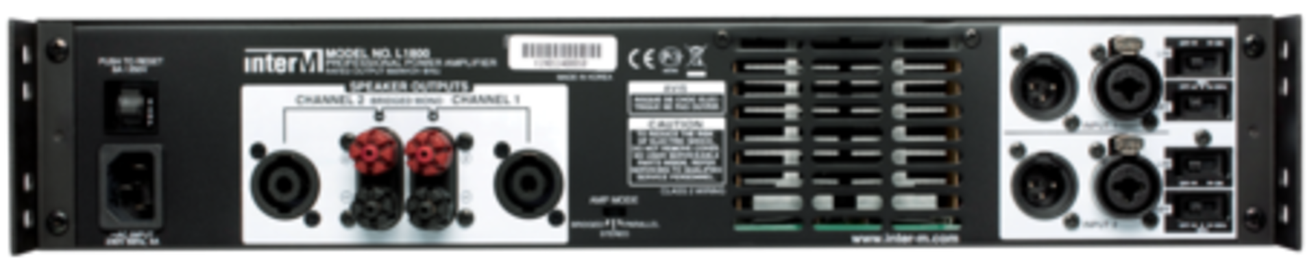 1 x InterM L2400 Power Amplifer In Hard Gator Case - Ref: 101 - CL581 - Location: Altrincham - Image 2 of 2