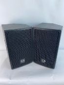 2 x Dynacord LM8-2 300w 8ohms Passive Speakers (pair of) In Individual Gator Carry Bags - Ref: 123 -