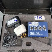 1 X LD HPA 4 Headphone Amplifier With PSU In Case - Ref: 1335 - CL581 - Location: Altrincham Wa14