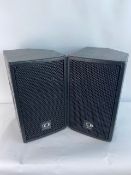 2 x Dynacord LM8-2 300w 8ohms Passive Speakers (pair of) In Individual Gator Carry Bags - Ref: 124 -
