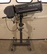 1 x WINKLER FOLLOW SPOT - Including Stand And Flight Case - Ref: 780 - CL581 - Location: