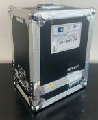 1 x Adam Hall Reel With 70M Bellen SDI Cable In FlyhtPro Flight Case - Ref: 850 - CL581 -
