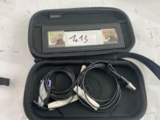 2 x Shure 93 Mics In Bags - Ref: 413 - CL581 - Location: Altrincham WA14Items will be available to