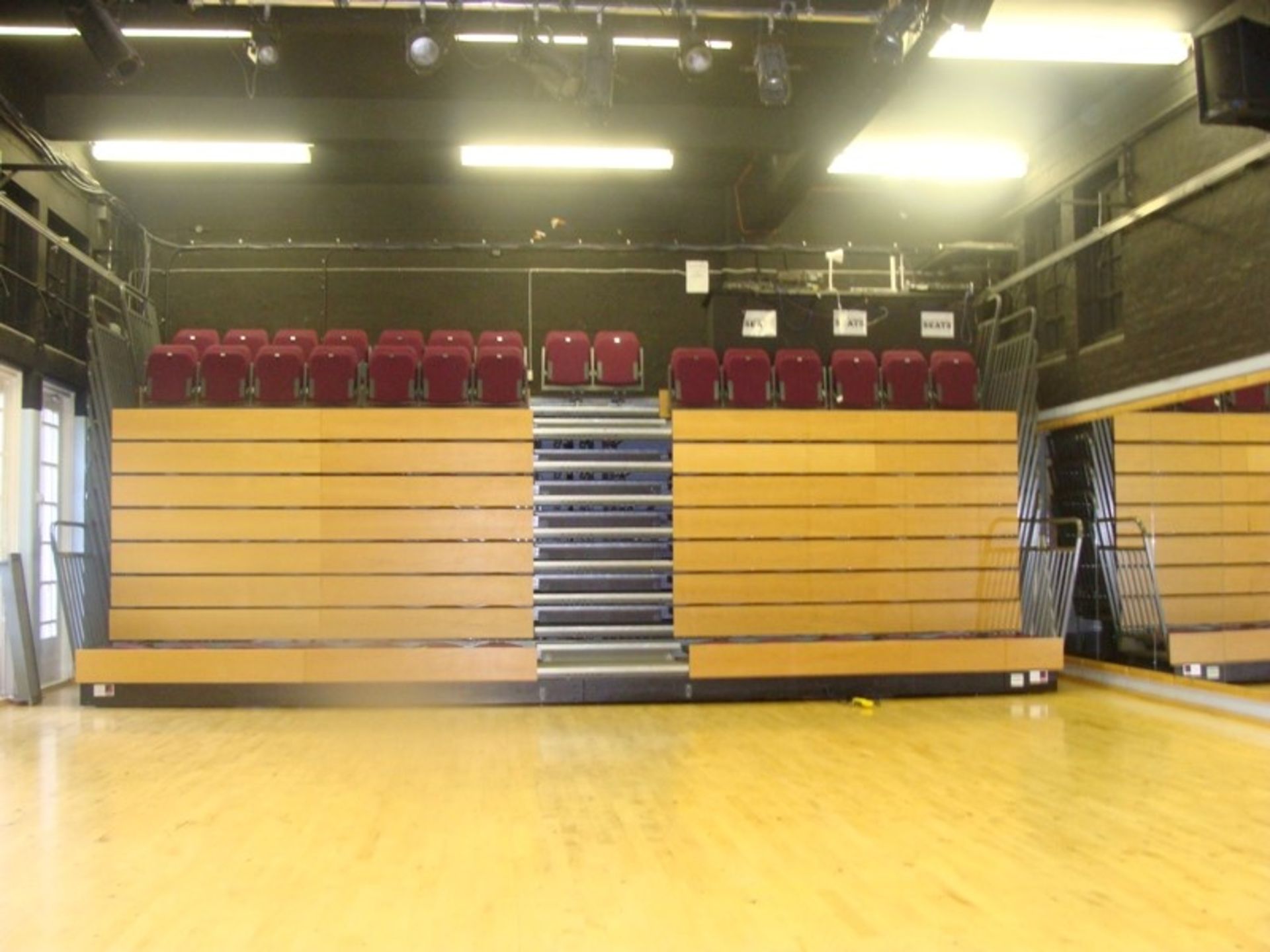 1 x Motorised Retractable Seating Unit By Audience Systems UK - Ref: 43 - CL581 - Location: - Image 2 of 2
