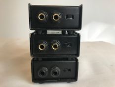 2 x NJS Direct Box Passive DI & 1 x IMG Stageline DIB-100 - Ref: 1099 - CL581 - Location: Altrincham