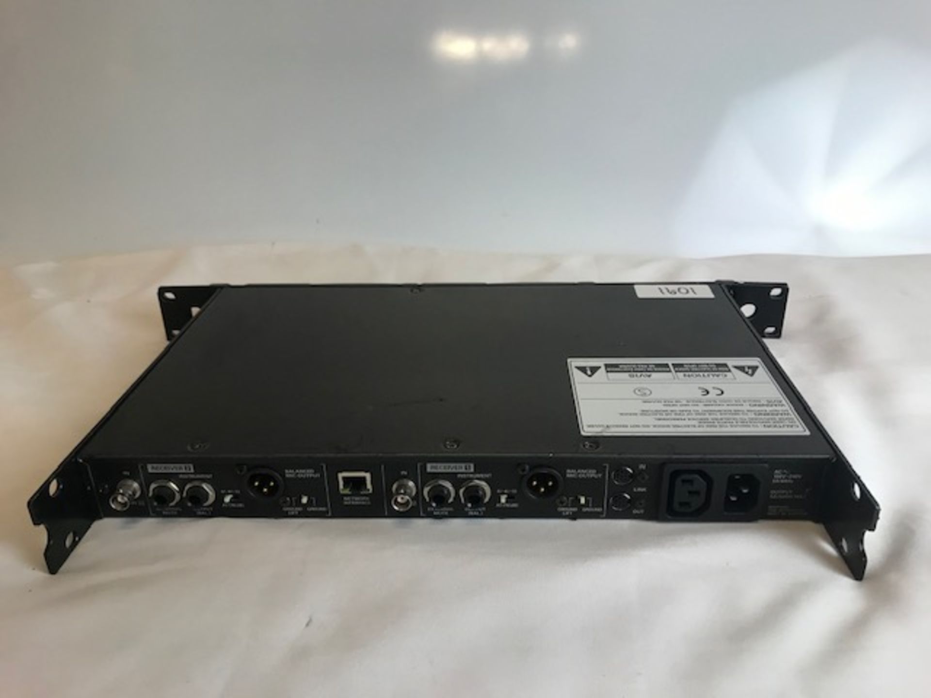 1 x AudioTechnica AEW-R5200 dual receiver set up (no mics) - Ref: 1091 - CL581 - Location: - Image 2 of 3