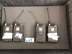 4 x Shure UR1 Transmitters In Plastic Case - Frequency Range: L3 - Ref: 408