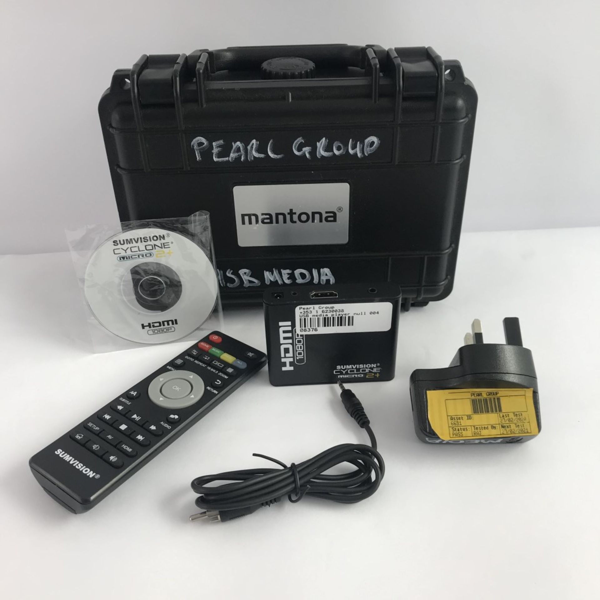 1 x Sumvision USB Media Player In Case - Ref: 84 - CL581 - Location: Altrincham WA14Items will be