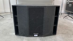 2 x Pioneer Active Double 15" Subwoofers - Model XPRS215S - Ref: 835 - CL581 - Location: