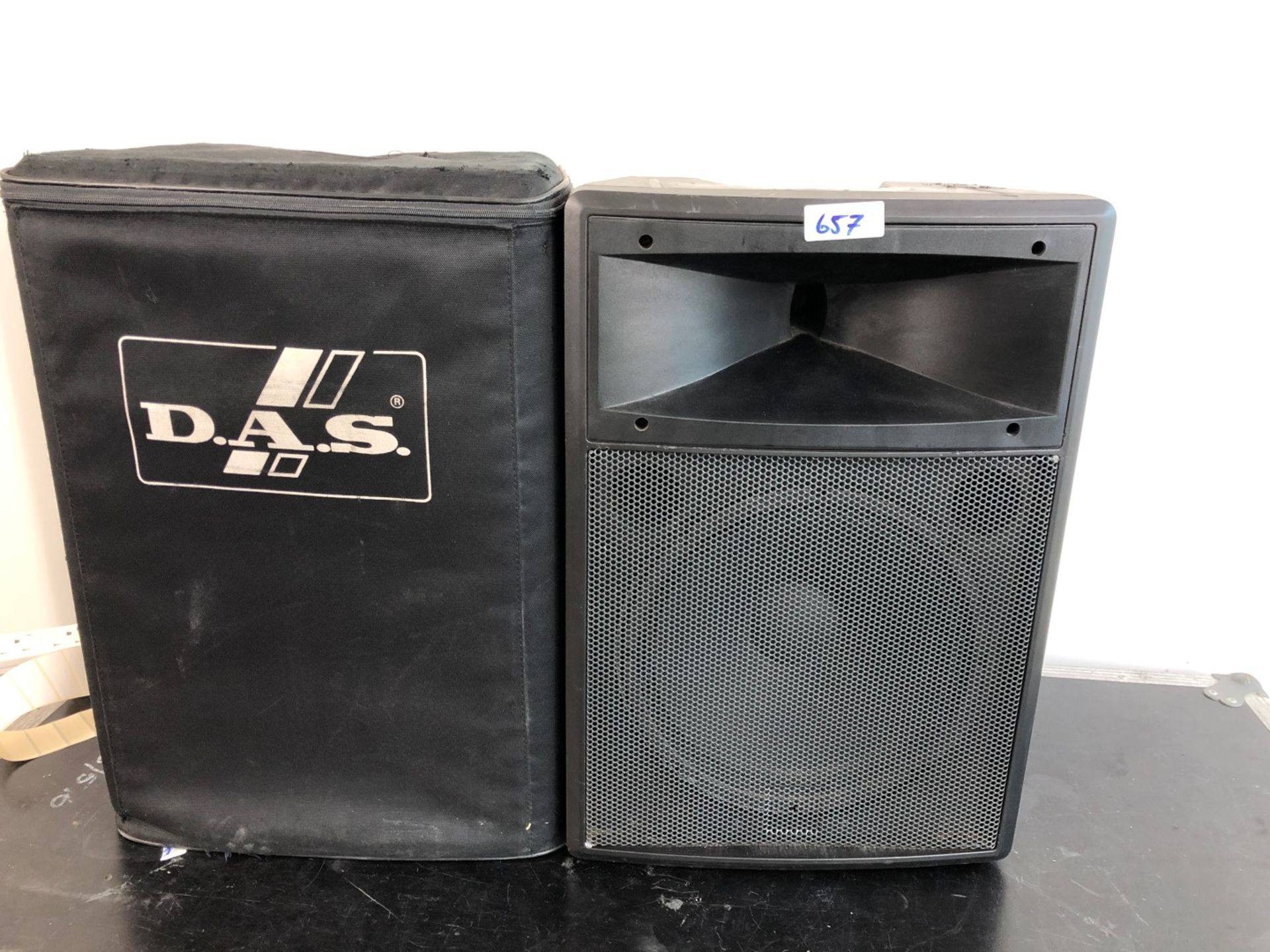 1 x DAS Speaker With Cover - Ref: 657 - CL581 - Location: Altrincham WA14Items will be available