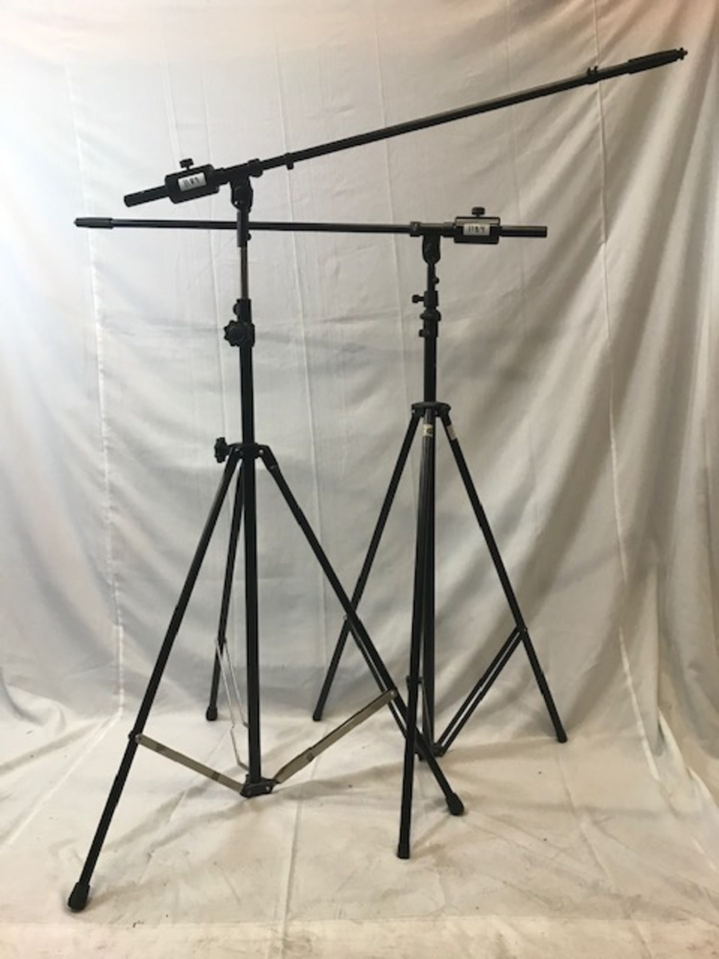 1 x Pair of K&M heavy duty overhead mic stands - Ref: 1189 - CL581 - Location: Altrincham WA14
