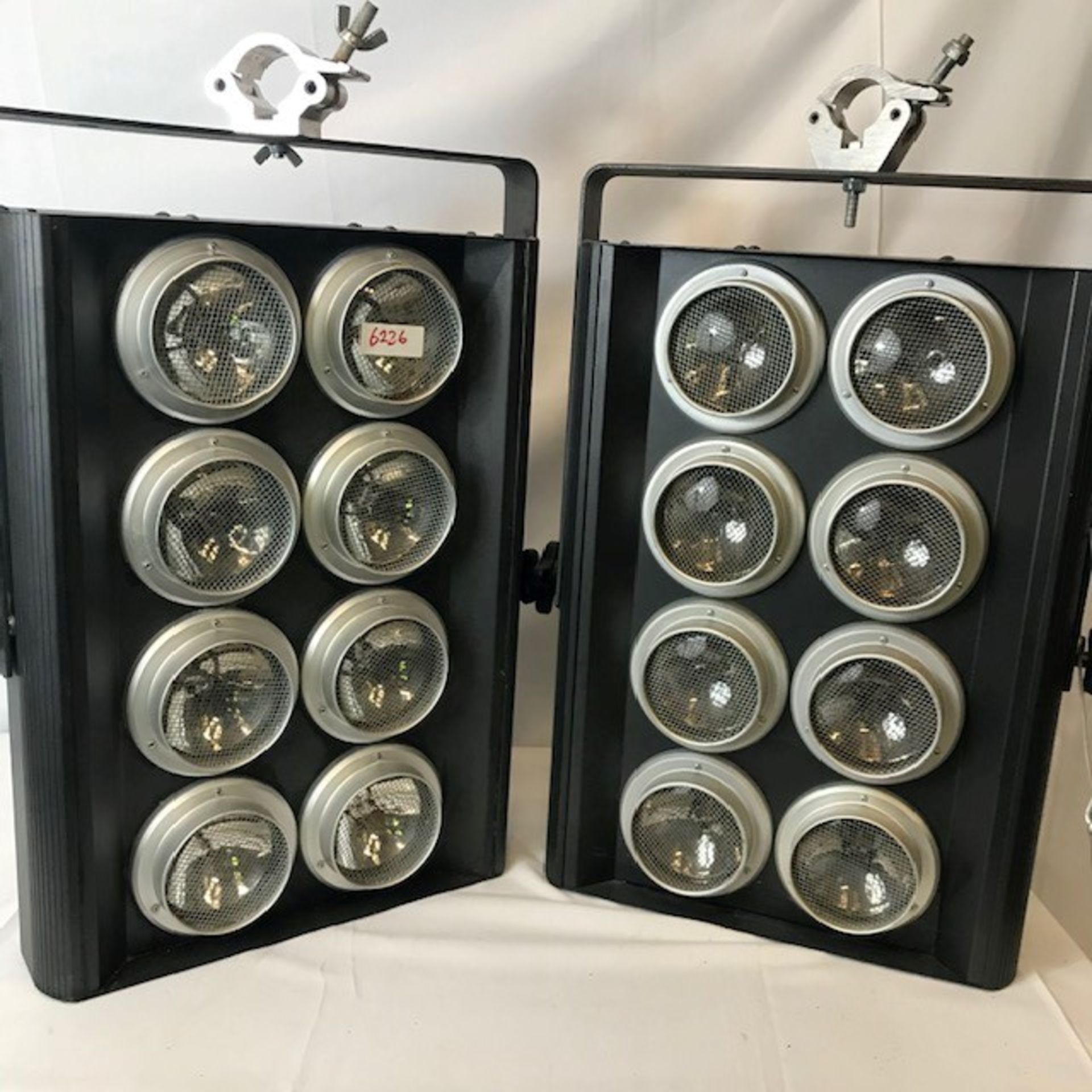 2 X Flash 8000 Blinders 8 Way 250W Bulbs - Ref: 6226 - CL581 - Location: Altrincham WA14Items will