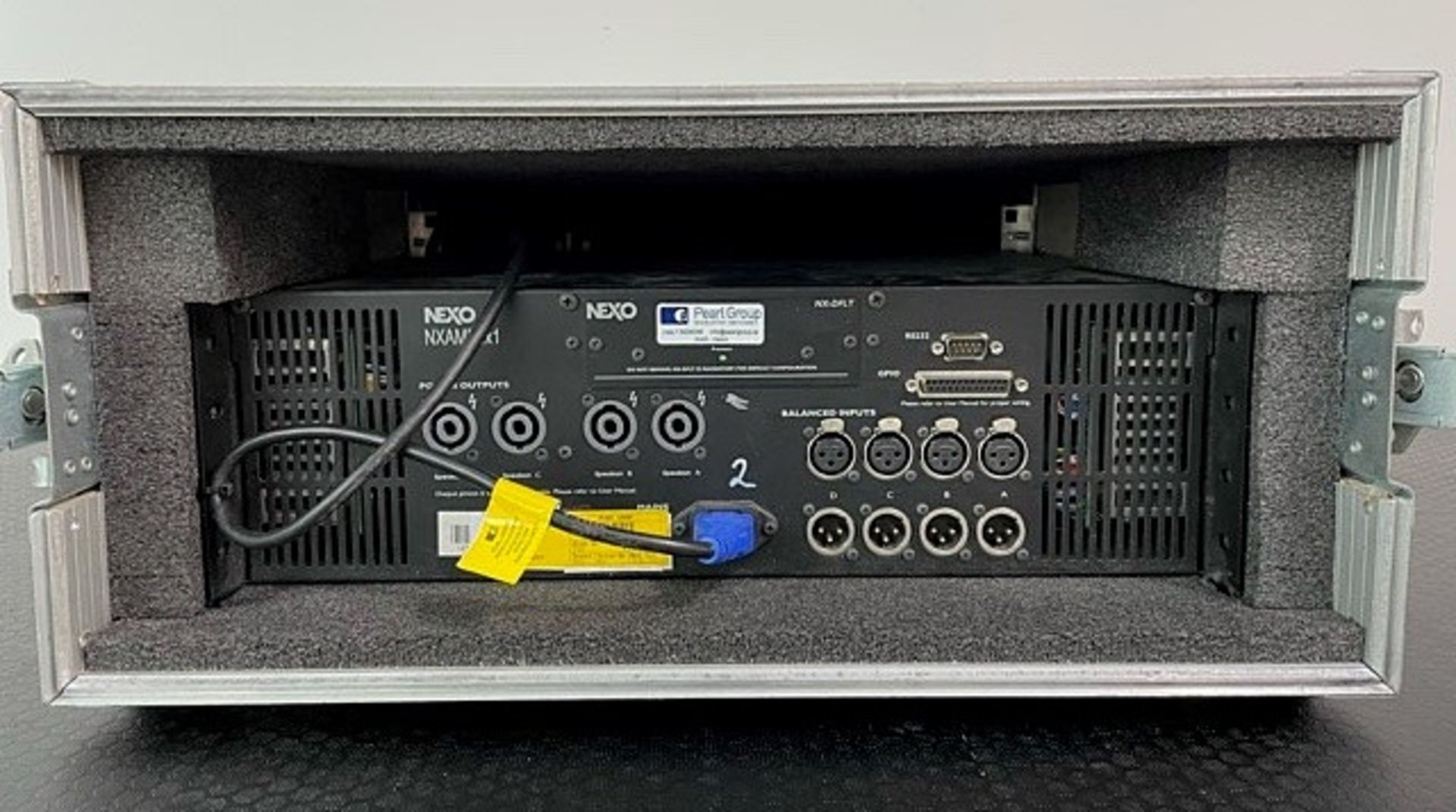 1 x Nexo Amplifier NX 4X1 Including Flight Case - Ref: 372 - CL581 - Location: Altrincham WA14 - Image 3 of 3