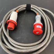 1 X 63Amp 3 Phase 10M Reinforced Cable - Ref: 1356 - CL581 - Location: Altrincham Wa14