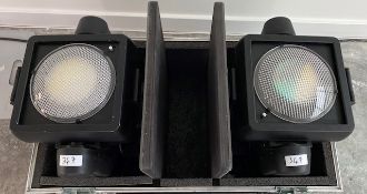 2 x Clay Paky MH Colour AE Lights In Flight Case - Ref: 347 - CL581 - Location: Altrincham WA14