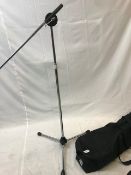 3 x silver microphone stands in a bag - Ref: 1226 - CL581 - Location: Altrincham WA14