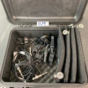 4 X DPA 4099 Microphones With 4 X DAD6001 And Clips In DPA Case - Ref: 1329 - CL581 - Location: