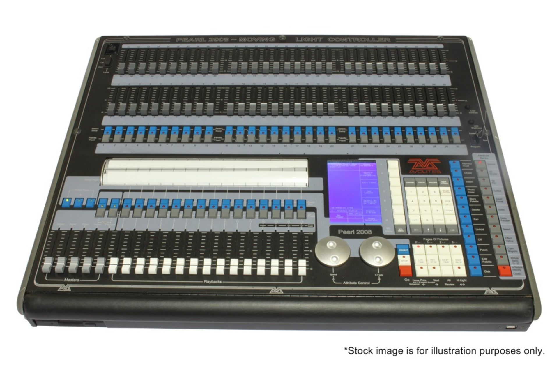 1 x Avolites Pearl 2008 - Moving Light Controller - With Monitor - Ref: 738 - CL581 - Location: