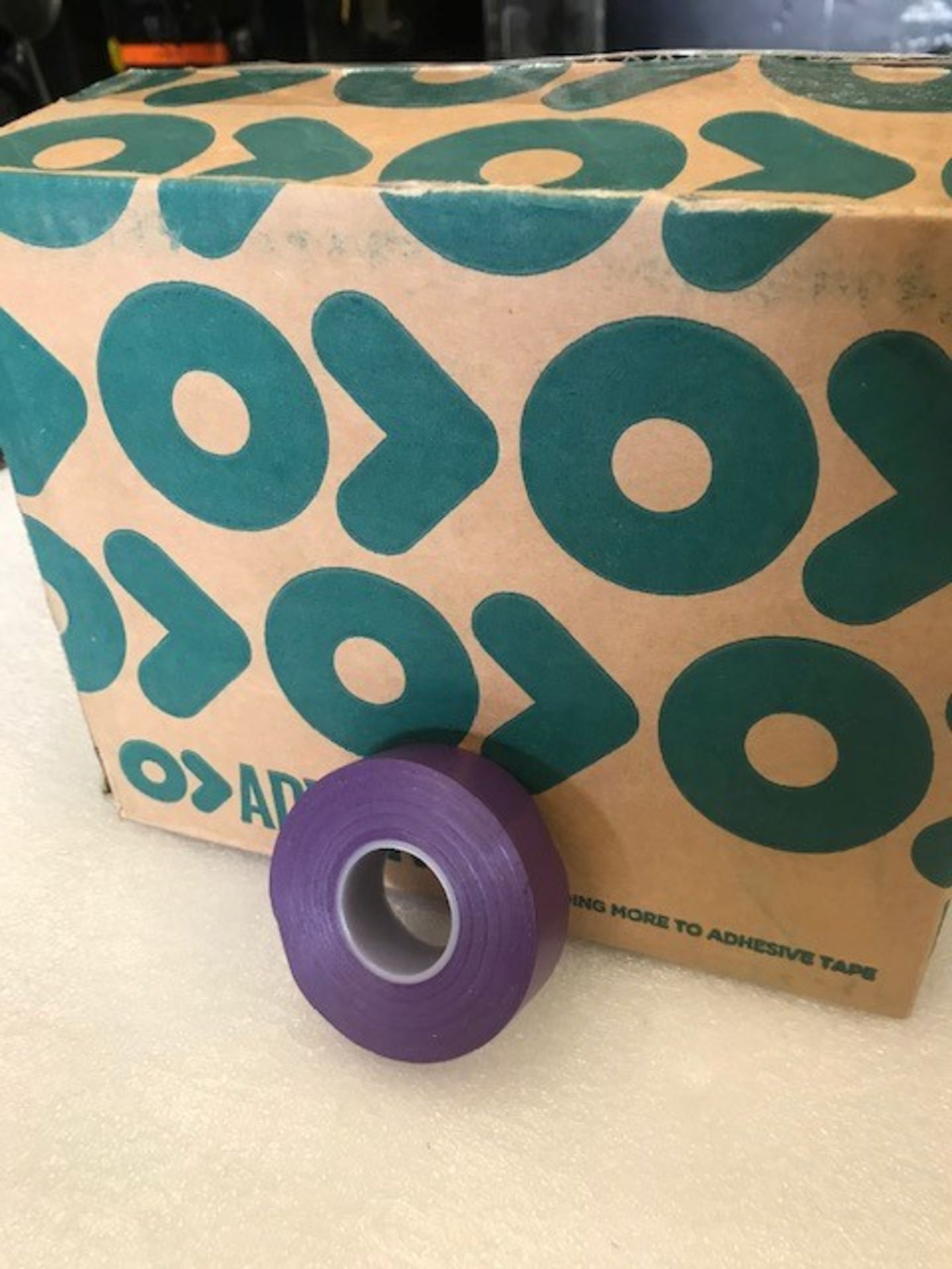 48 x Rolls Of Violet PVC Tape - New & Boxed - Ref: 222 - CL581 - Location: Altrincham WA14