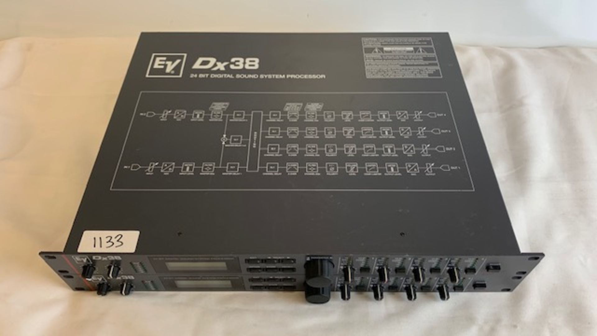 2 x ElectroVoice Dx38 System Processor in a box - Ref: 1133 - CL581 - Location: Altrincham WA14 - Image 3 of 3