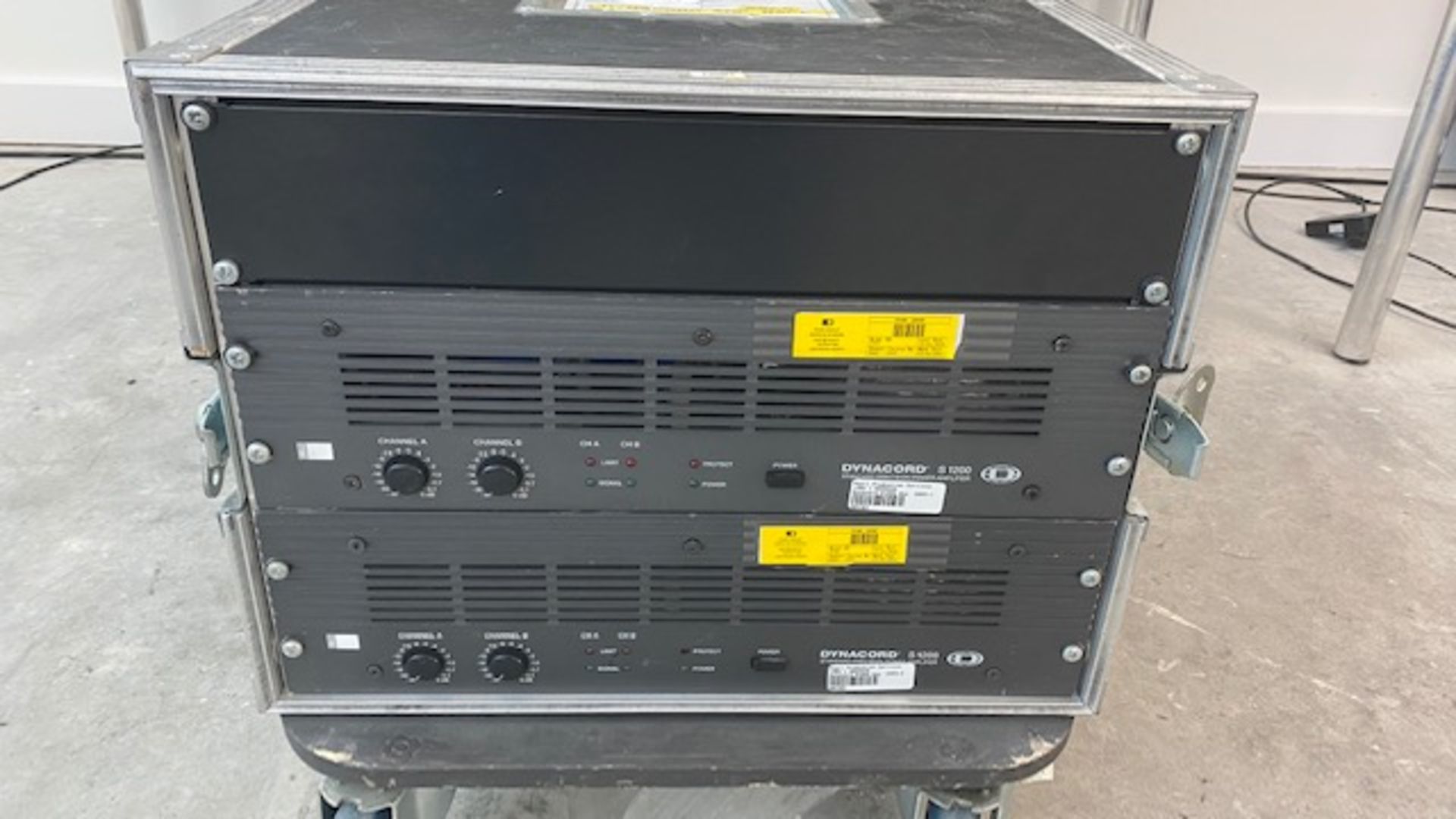 1 x Dynacord Amp Rack With S1200 x 2 Amps - Ref: 887 - CL581 - Location: Altrincham WA14Items will
