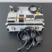 1 x Clear Comms 3 Way Comms Pack With Belt Packs & Headsets - Ref: 841 - CL581 - Location: