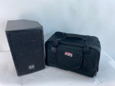 2 x Dynacord LM8-2 300w 8ohms Passive Speakers (pair of) In Individual Gator Carry Bags - Ref: 121 -