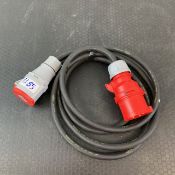 1 X 32Amp 3 Phase To 16Amp 3 Phase Adapter 1M - Ref: 1385 - CL581 - Location: Altrincham Wa14