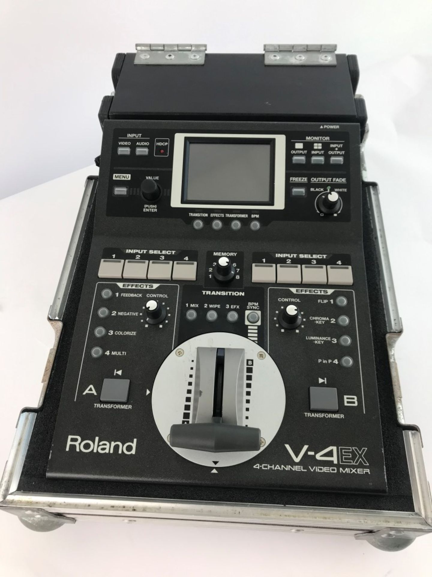 1 x Roland V4 EX Vision Mixer In Flight Case - Ref: 118 - CL581 - Location: Altrincham WA14